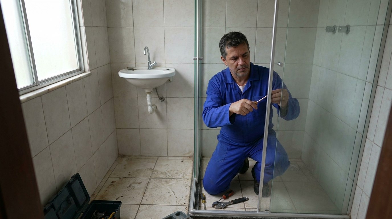 Troca de Roldanas e Trilhos em Cuiabá‑MT